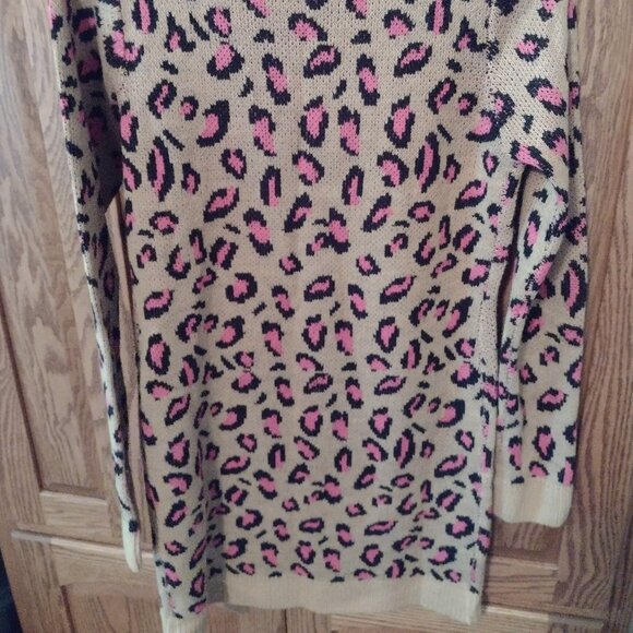 Brave Soul XS Leopard Print Sweater - Picture 3 of 5